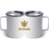 10 oz. White Stainless Steel Coffee Mug Thumbnail