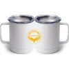 10 oz. White Stainless Steel Coffee Mug Thumbnail