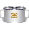 10 oz. White Stainless Steel Coffee Mug Thumbnail