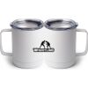 10 oz. White Stainless Steel Coffee Mug Thumbnail