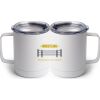 10 oz. White Stainless Steel Coffee Mug Thumbnail