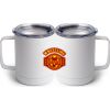 10 oz. White Stainless Steel Coffee Mug Thumbnail