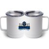 10 oz. White Stainless Steel Coffee Mug Thumbnail