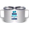 10 oz. White Stainless Steel Coffee Mug Thumbnail