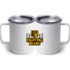 10 oz. White Stainless Steel Coffee Mug Thumbnail