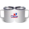 10 oz. White Stainless Steel Coffee Mug Thumbnail