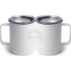 10 oz. White Stainless Steel Coffee Mug Thumbnail