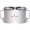 10 oz. White Stainless Steel Coffee Mug Thumbnail