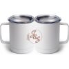 10 oz. White Stainless Steel Coffee Mug Thumbnail