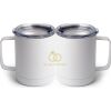 10 oz. White Stainless Steel Coffee Mug Thumbnail
