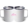 10 oz. White Stainless Steel Coffee Mug Thumbnail