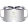 10 oz. White Stainless Steel Coffee Mug Thumbnail