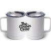 10 oz. White Stainless Steel Coffee Mug Thumbnail