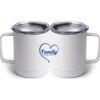 10 oz. White Stainless Steel Coffee Mug Thumbnail