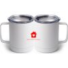 10 oz. White Stainless Steel Coffee Mug Thumbnail