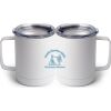 10 oz. White Stainless Steel Coffee Mug Thumbnail