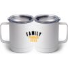 10 oz. White Stainless Steel Coffee Mug Thumbnail