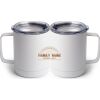 10 oz. White Stainless Steel Coffee Mug Thumbnail