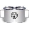 10 oz. White Stainless Steel Coffee Mug Thumbnail