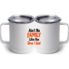 10 oz. White Stainless Steel Coffee Mug Thumbnail