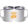 10 oz. White Stainless Steel Coffee Mug Thumbnail