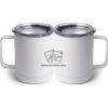 10 oz. White Stainless Steel Coffee Mug Thumbnail