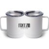 10 oz. White Stainless Steel Coffee Mug Thumbnail