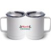 10 oz. White Stainless Steel Coffee Mug Thumbnail