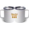 10 oz. White Stainless Steel Coffee Mug Thumbnail