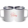 10 oz. White Stainless Steel Coffee Mug Thumbnail