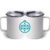 10 oz. White Stainless Steel Coffee Mug Thumbnail