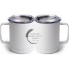 10 oz. White Stainless Steel Coffee Mug Thumbnail