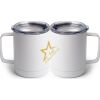 10 oz. White Stainless Steel Coffee Mug Thumbnail