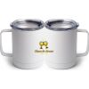 10 oz. White Stainless Steel Coffee Mug Thumbnail