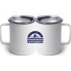 10 oz. White Stainless Steel Coffee Mug Thumbnail