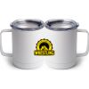 10 oz. White Stainless Steel Coffee Mug Thumbnail