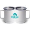 10 oz. White Stainless Steel Coffee Mug Thumbnail