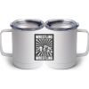 10 oz. White Stainless Steel Coffee Mug Thumbnail