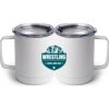 10 oz. White Stainless Steel Coffee Mug Thumbnail