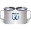 10 oz. White Stainless Steel Coffee Mug Thumbnail