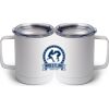 10 oz. White Stainless Steel Coffee Mug Thumbnail