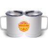10 oz. White Stainless Steel Coffee Mug Thumbnail