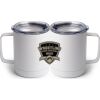10 oz. White Stainless Steel Coffee Mug Thumbnail