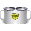 10 oz. White Stainless Steel Coffee Mug Thumbnail