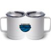 10 oz. White Stainless Steel Coffee Mug Thumbnail