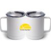 10 oz. White Stainless Steel Coffee Mug Thumbnail