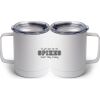 10 oz. White Stainless Steel Coffee Mug Thumbnail