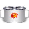 10 oz. White Stainless Steel Coffee Mug Thumbnail