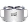 10 oz. White Stainless Steel Coffee Mug Thumbnail