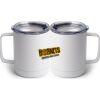 10 oz. White Stainless Steel Coffee Mug Thumbnail